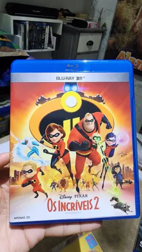 Blu-ray 3D Os Incríveis 2 Semi Novo