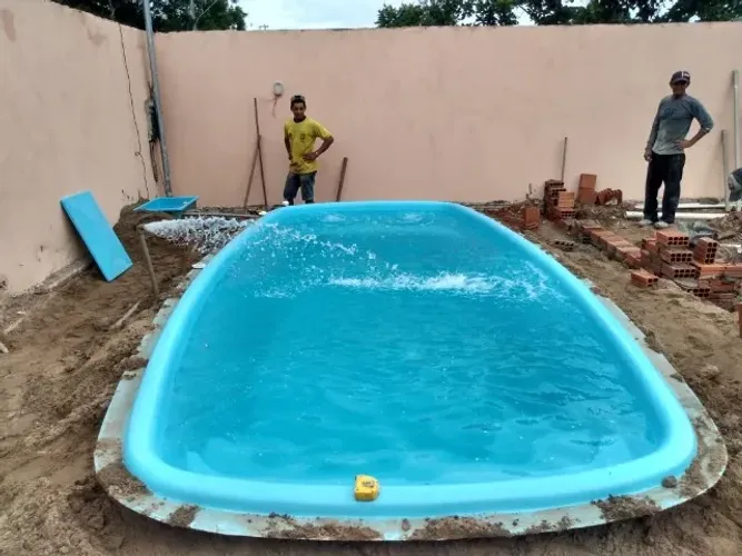 Piscina 5 metros na promoção