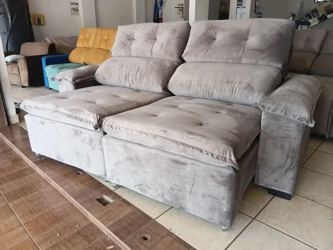 Sofa Retrátil e Reclinavel Pronto Entrega.