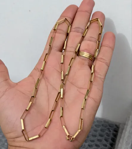Corrente de ouro 18k 10.2 64cm
