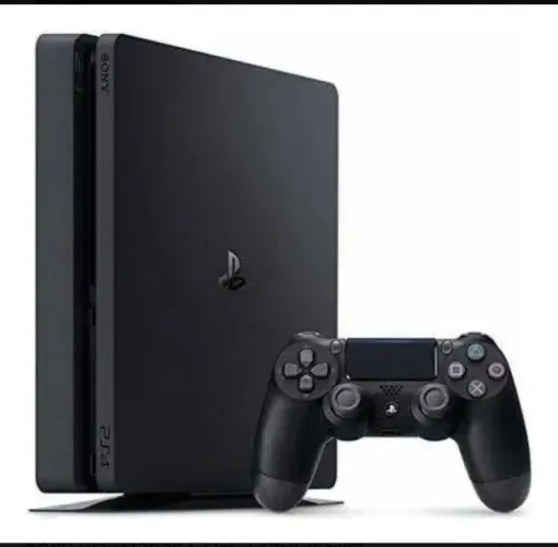 Playstation 4 Slim com 3 jogos físicos e controle, tudo conservado e perfeito pra jogar!!!