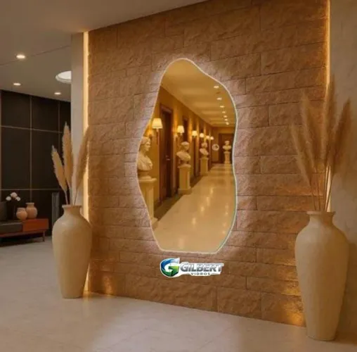 Espelhos orgânico com leds 