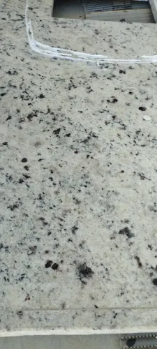 Linda bancada de granito branco Dallas