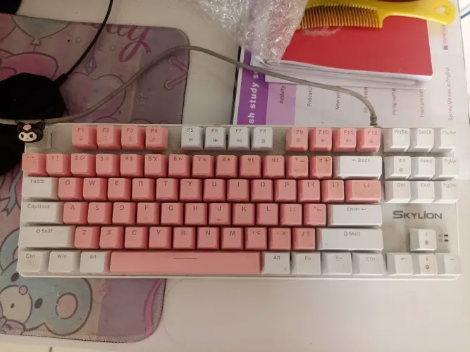 TECLADO MECÂNICO SKYLION SWITCH AZUL