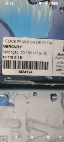 helice motor popa mercury 60 hp surfski