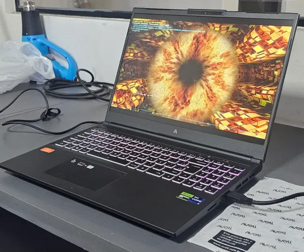 Notebook gamer Avell ion 65, intel core i9 12900hx, 32GB ddr5, nvme 512GB, rtx 4060 8GB