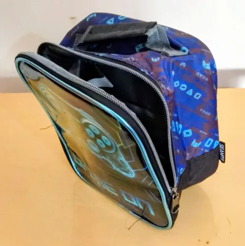 Lancheira térmica azul ( a partir de 3 anos )