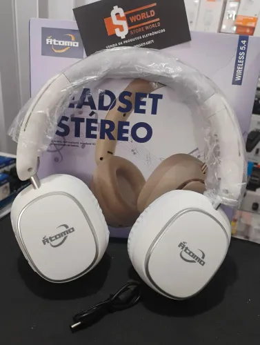 Fone bluetooth atoma loja store world 