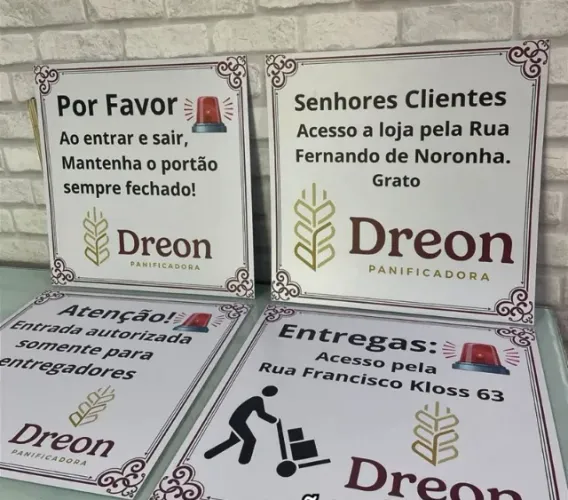 Placa PS Sinalização Emergência Bombeiros Extintor Hidrante Curitiba