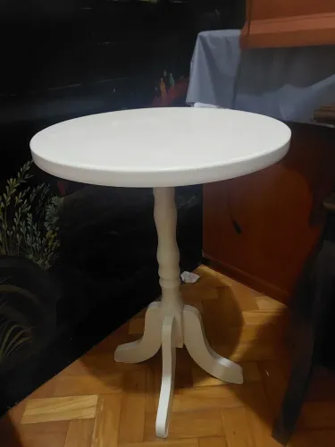 Mesa de apoio Clássica madeira branca Abracadabra