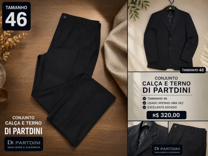 VENDO TERNO CON CALÇA DA DI PARDINI