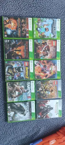 10 jogos originais (mídia física) de Xbox 360