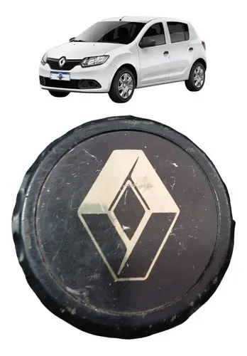 Jogo Calotinha Central Miolo Roda Renault Sandero 2012 Uzad0 Preto