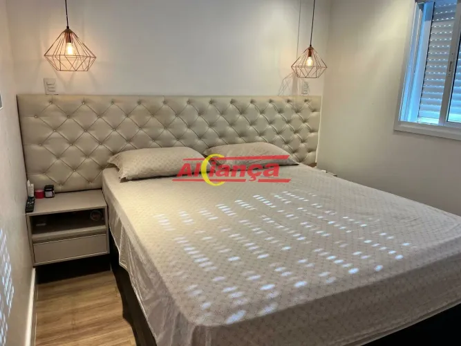 Apartamento 91m², com 3 quartos mobiliado para locação no Vila Antonieta- R$ 7.000,00