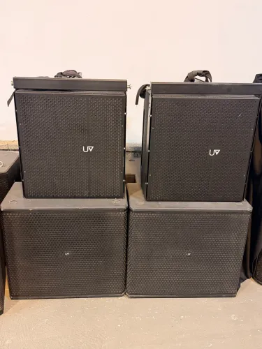 Kit P.A. UV Maya 8.000W RMS + Potências e Cabo?s 