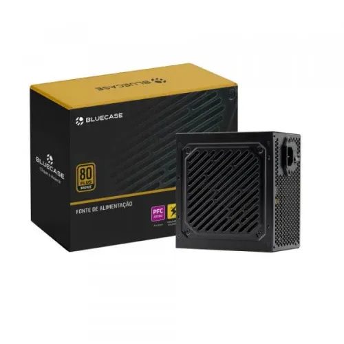 Fonte Pc Atx 500w 80 Plus Bronze Bivolt - Proteção Curto - Nova
