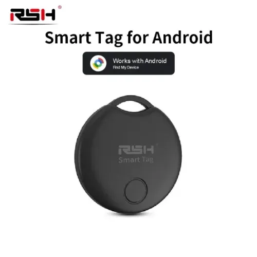Rastreador Inteligente Rsh Para Android Tag Certificado Preto
