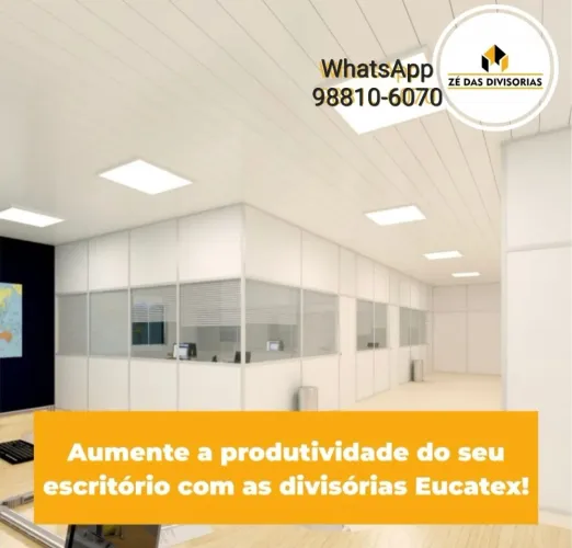 Divisórias Eucatex Fabricamos Todos Modelos 