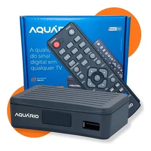 Conversor Digital Aquário Full Hd Dtv-9000/4000s<br>