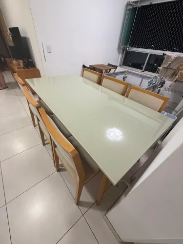 Mesa 6 Cadeiras 1,80x0,90 Luciana Moveis