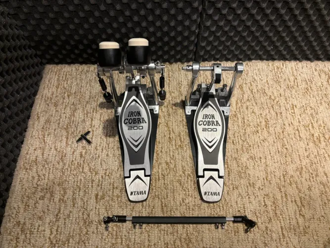 Pedal Duplo CANHOTO Tama Iron Cobra 200 Power Glide
