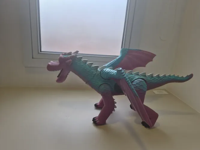 Boneco Dragão. Brinquedo Dinossauro Infantil 49cm 