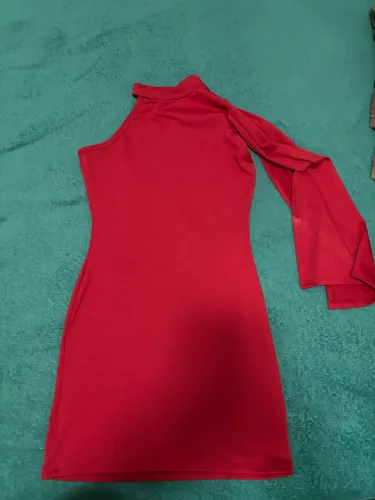 Vestido P que serve o M usado uma vez