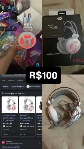 HeadSet Gamer Redragon Minus 