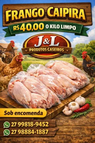 Galinha Caipira - Abatido 