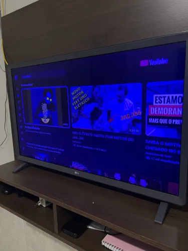 Smart TV LG 32? WebOS - 32LK615BPSB - Com Defeito