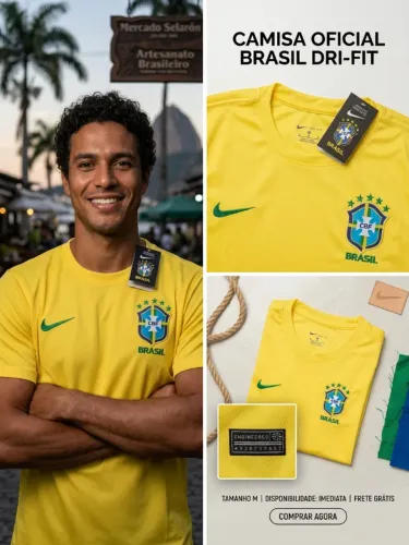 Camisa do Brasil Seleção Brasileira em Atacado