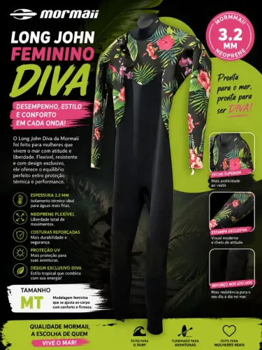 Long John Mormaii diva 3.2 mm