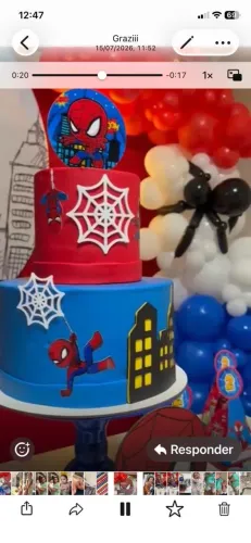 Bolo Fake, Homem Aranha