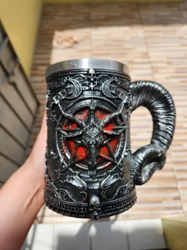 Caneca Copo Baphomet Resistente