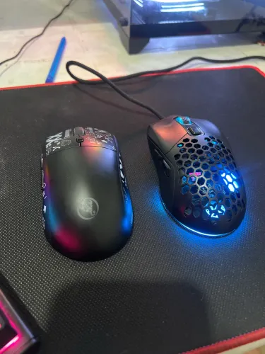 Mouse kalkan com fio e mouse sem fio hxsj t90 
