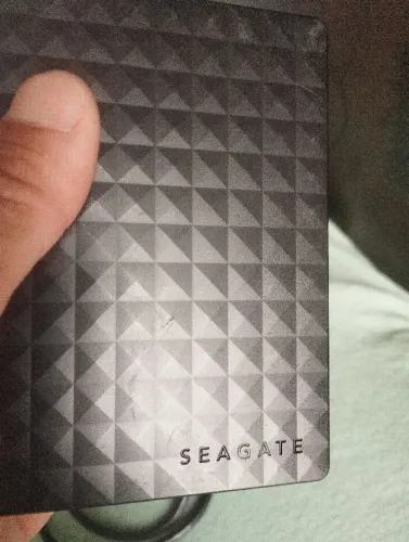 Hd externo Seagate 100% sem erros passo cartão com taxas 