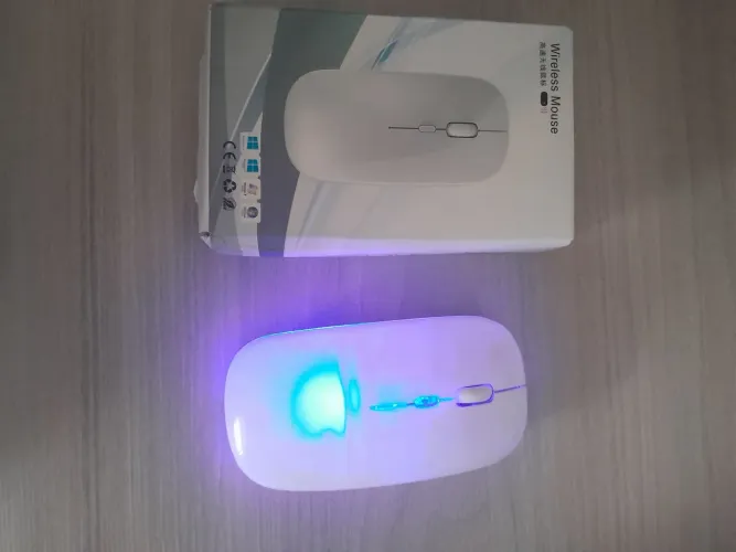 Vendo mouse gamer sem fio branco