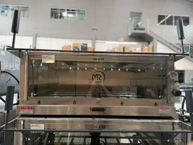 FORNO DE PIZZA 95X95CM COM 2 INFRA VERMELHO - MR FOGÕES