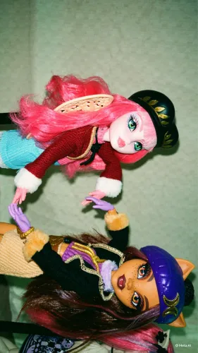 Bonecas monster high cupido e clawdeen