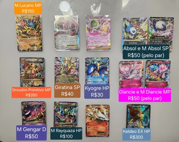 Cartas Pokémon