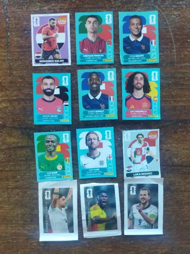 Lote de figurinhas da COPA 2026