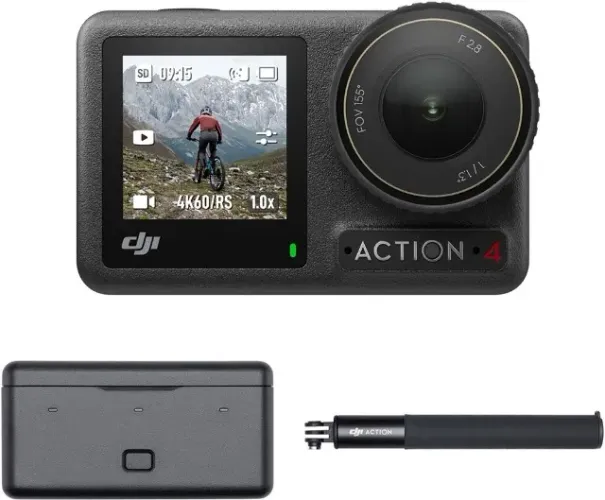 Câmera DJI Osmo Action 4 Adventure Combo (3x Baterias) | Lacrado e Novo