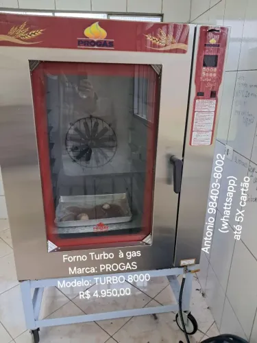 Forno comercial para panificação 