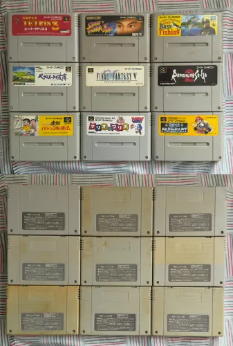 Lote de Jogos Super Famicom - Originais Japoneses