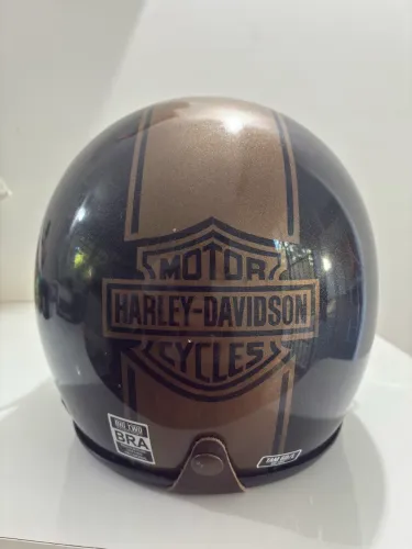 Capacete Harley Davidson aberto 