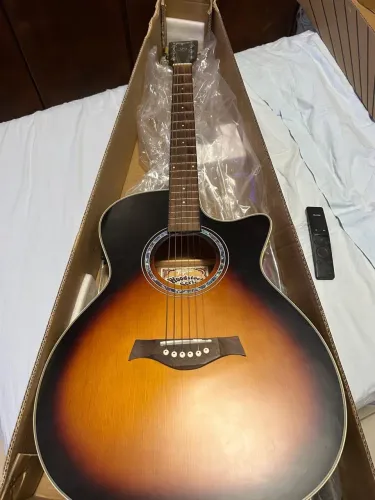 Violão Tagima Woodstock Series Elétrico - Aço - Cutaway - Excelente Estado