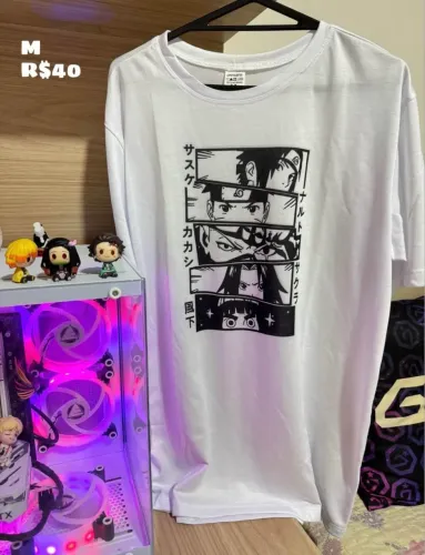 Camisa de ANIME (Naruto/ Jujutsu Kaisen)