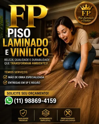 Piso Laminado e Vinilico 