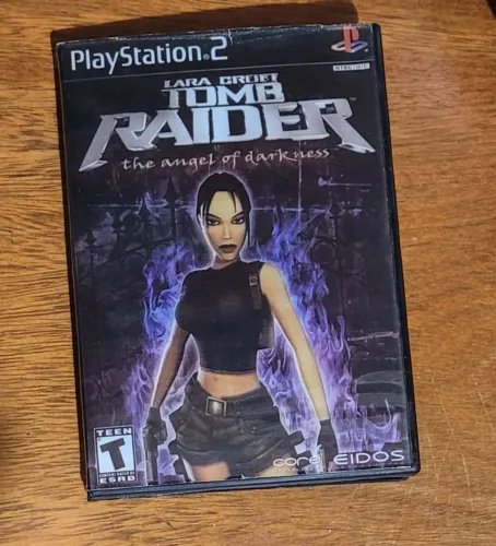 Tomb Raider Angel of Darkness PS2 - Mídia prensada de época 
