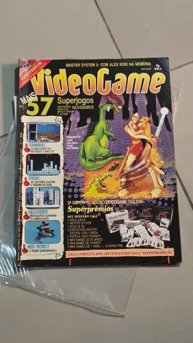 Revista Videogame número 3 - com suplemento promocional - Editora Sigla 